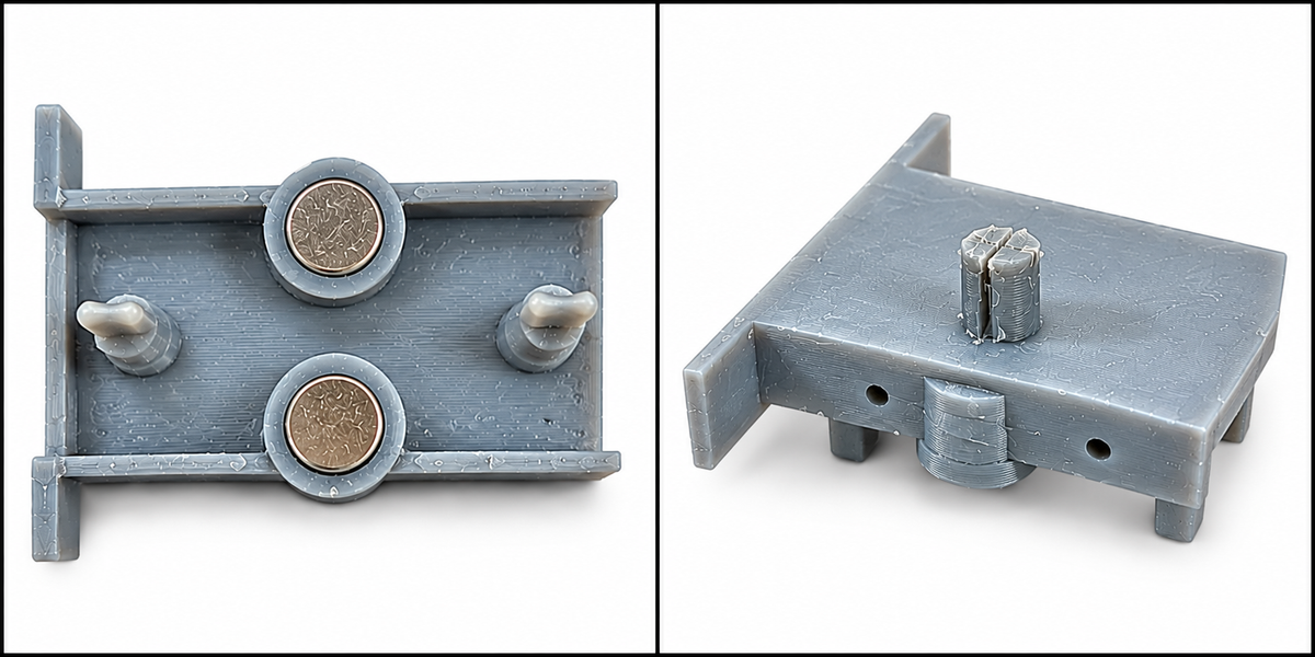 US-1 Trucking Axle Holder w/Magnet Holder 3D Printed - No Magnets