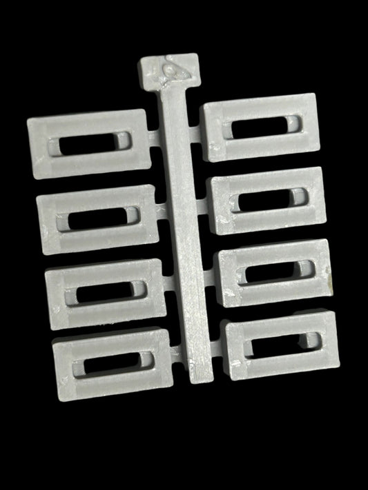 4MM AFX TUBS for die-cast or custom body conversions