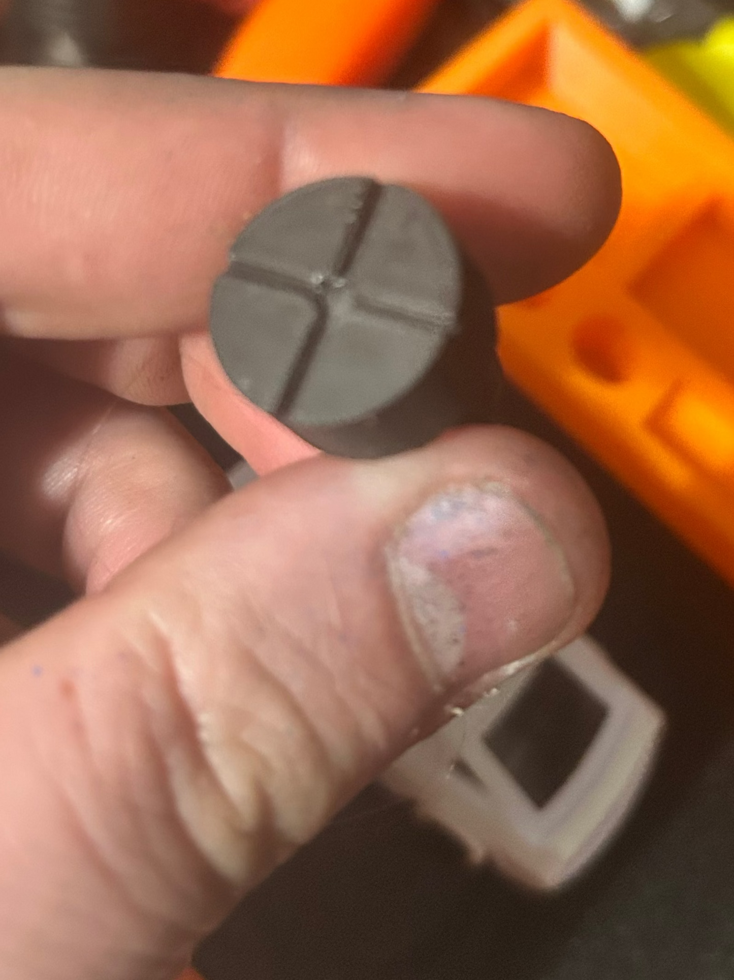 HO Slot Car Race Tray Orange