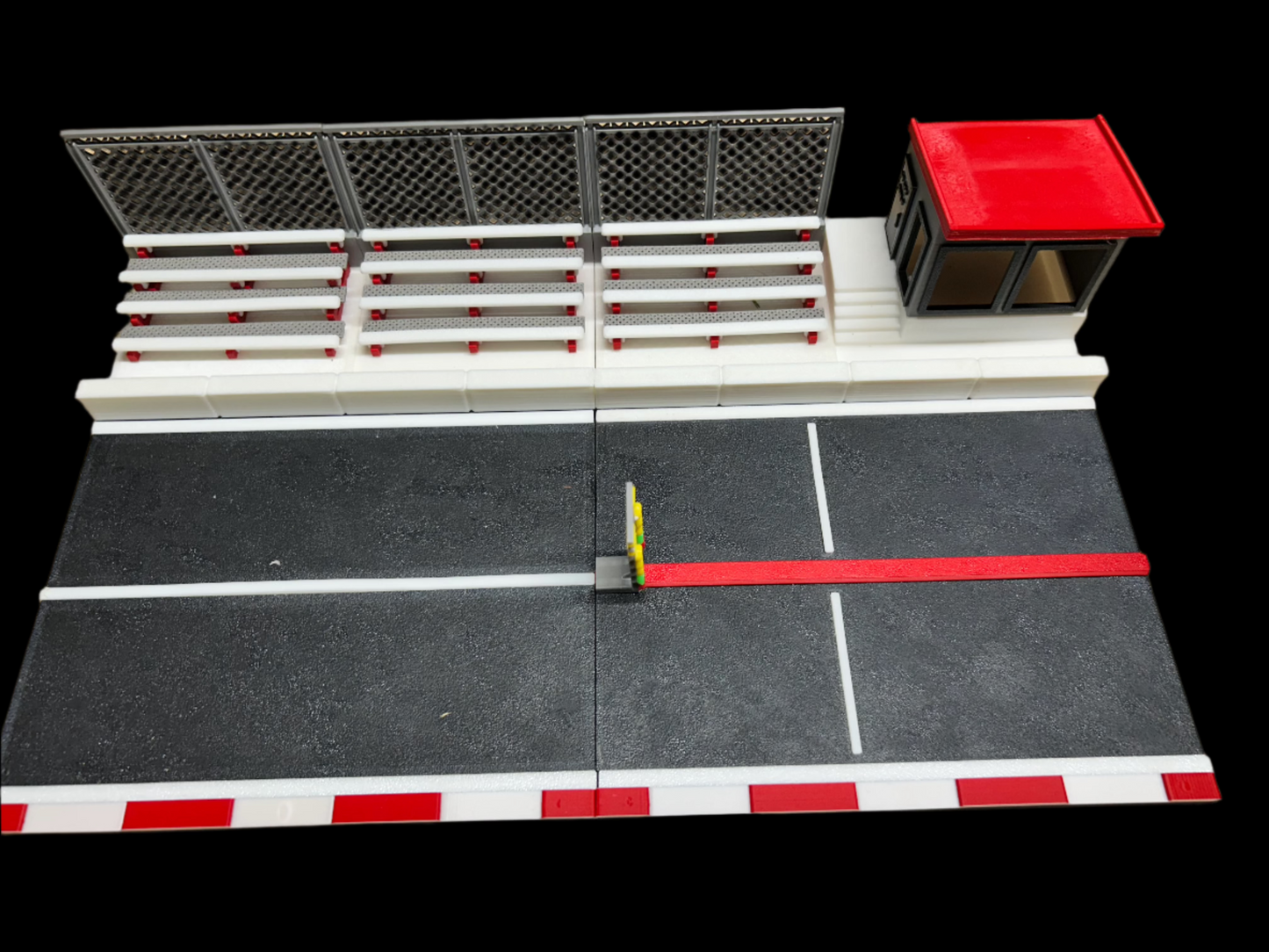 Hot Wheels and Slot Car Drag Strip Diorama Kit