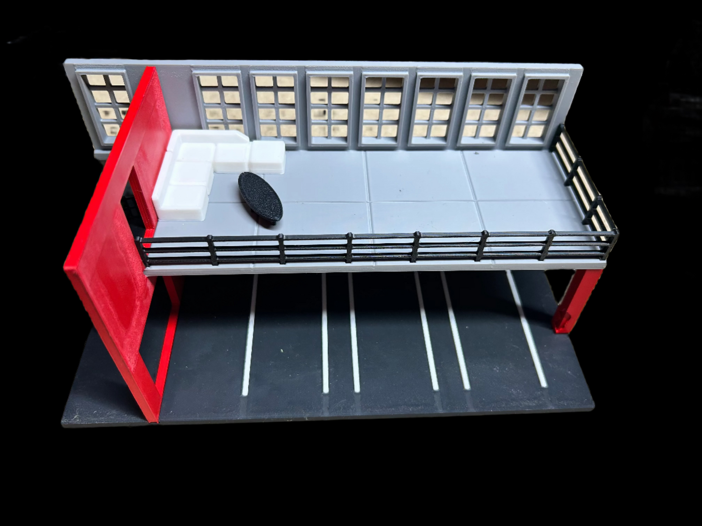 Hot wheels and Slot Car Show Room Diorama KIT