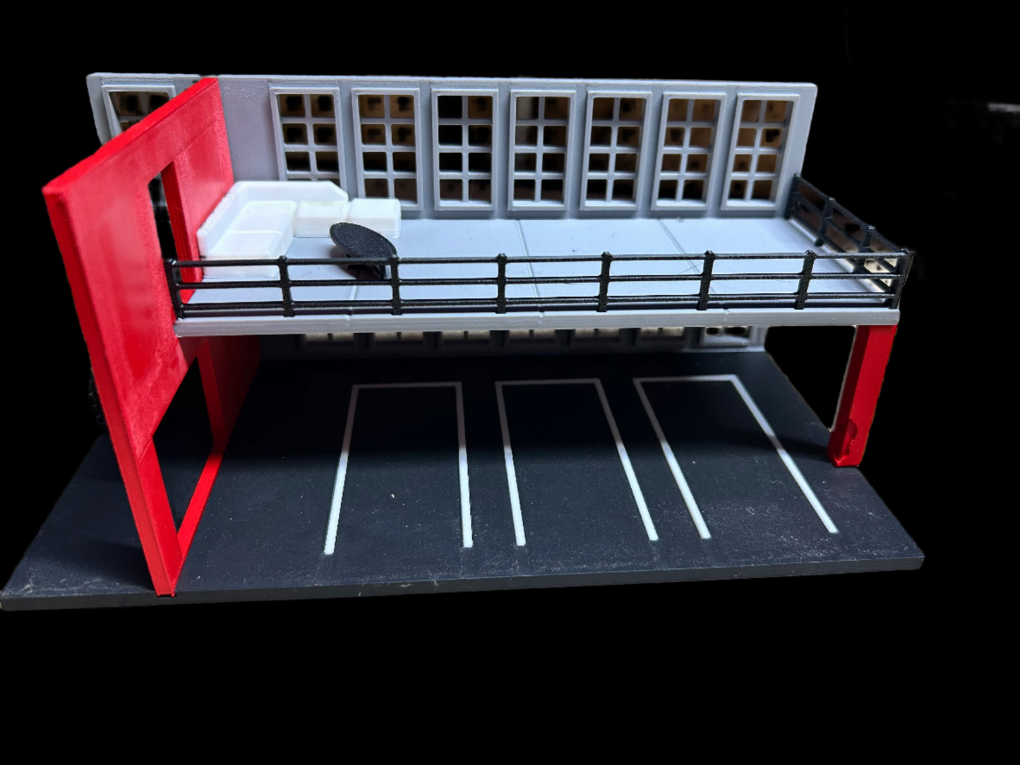 Hot wheels and Slot Car Show Room Diorama KIT