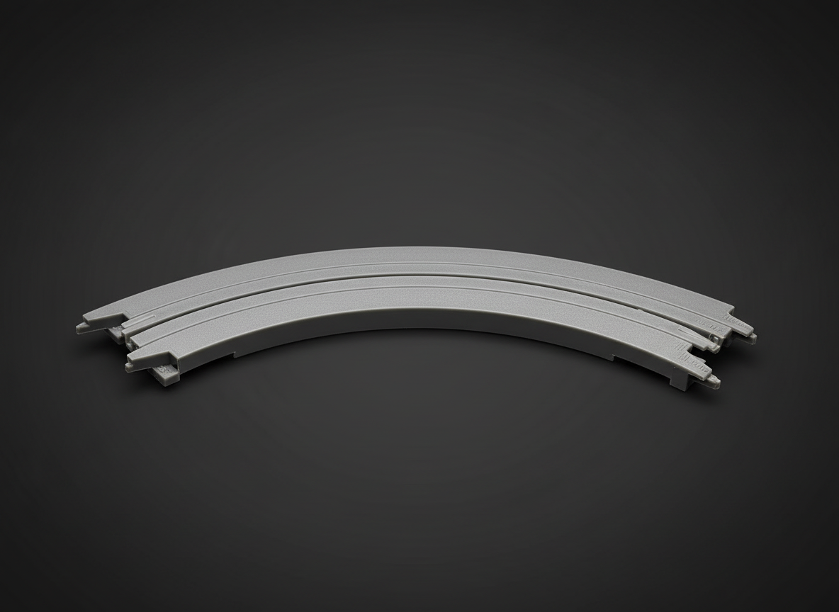 US-1 TRUCKING 6 INCH 90° CURVE REPRODUCTION TRACK (no rails)