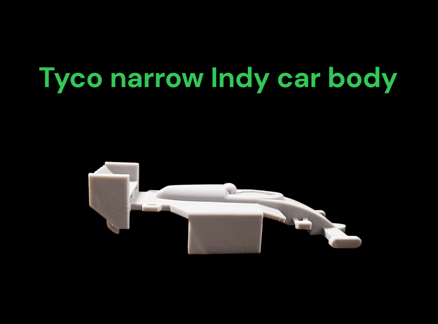 Tyco narrow Indy car body