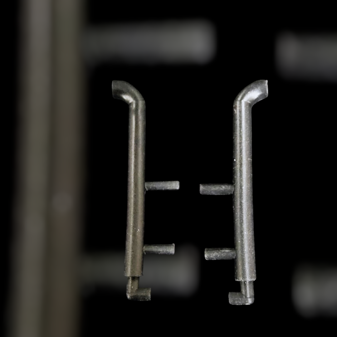 AFX PETERBILT TURN OUT EXHAUST STACKS(Black)