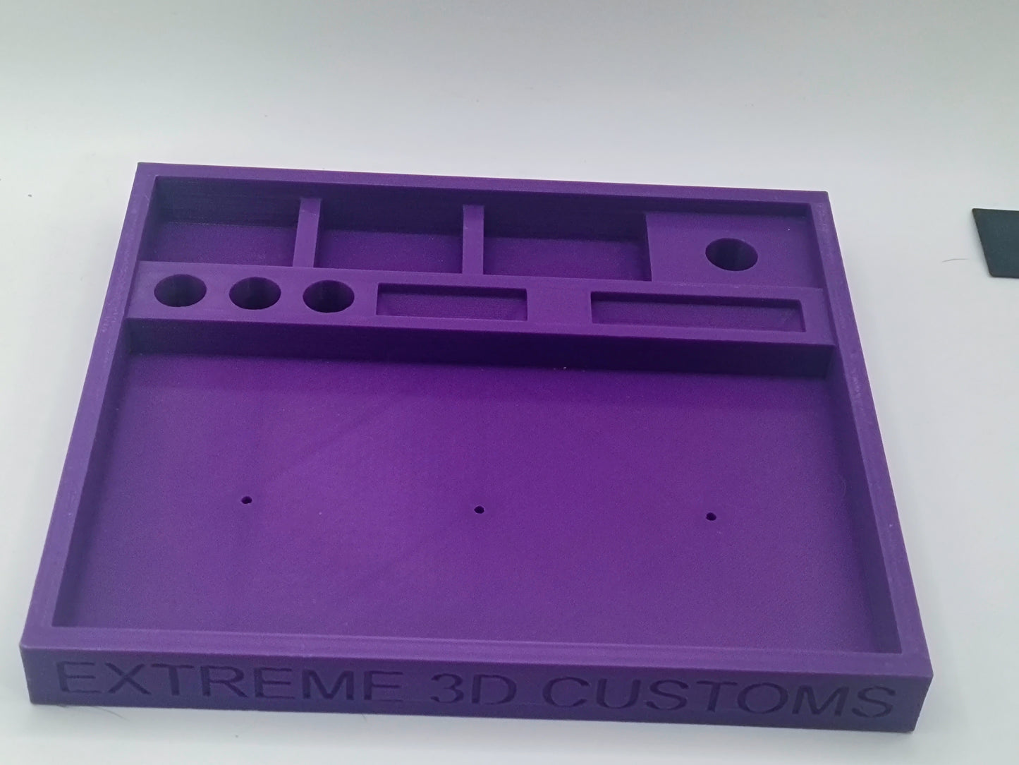 Ho Scale Slot Car Race tray (Purple with mat)