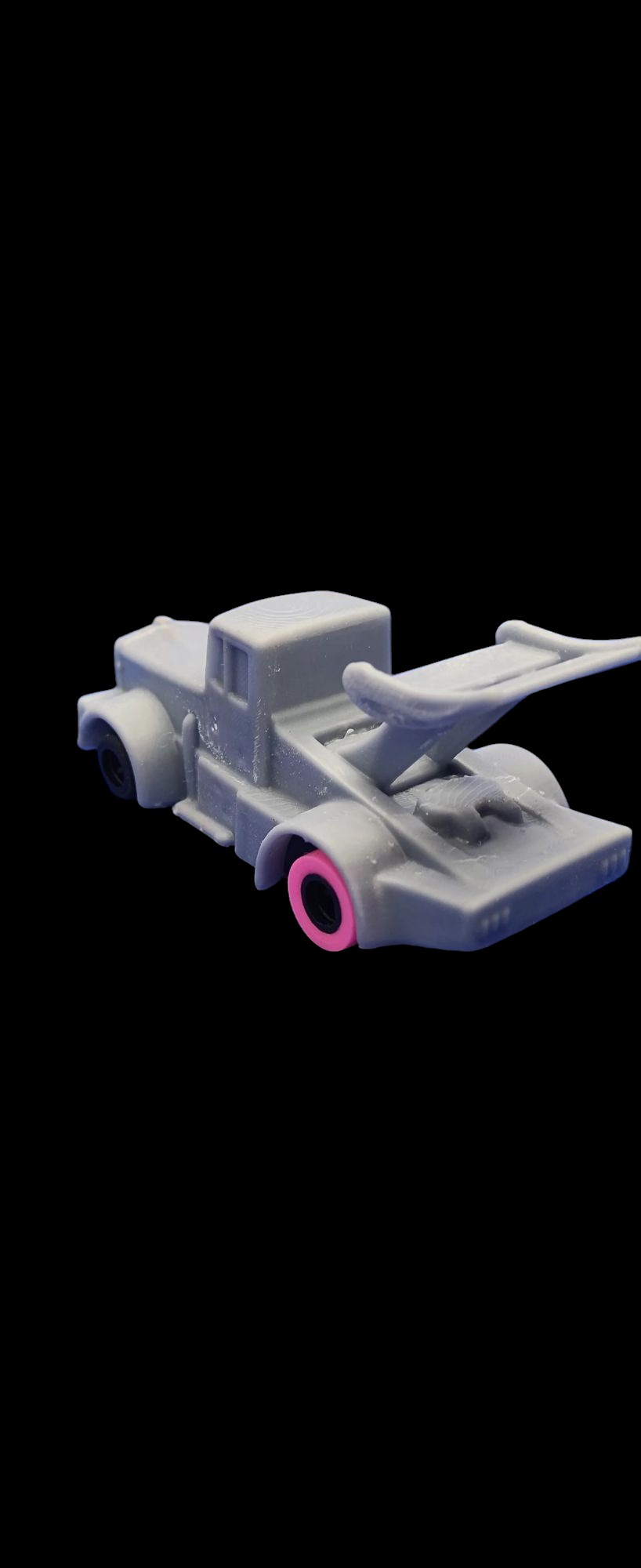 3d resin printed winged semi body (body only)