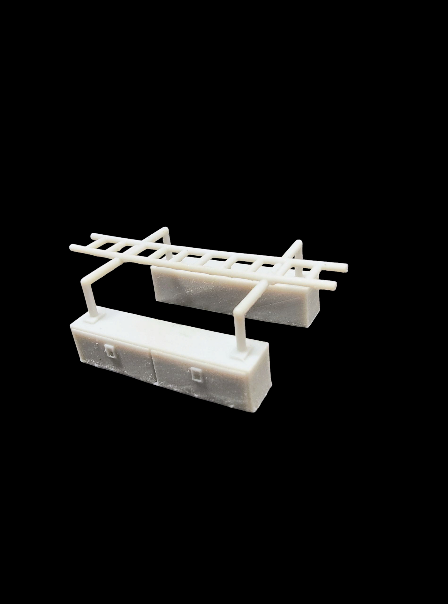 Custom Electrical Box W/ Ladder Rack Add On For A 56 Ford Autoworld Slotcar Body.