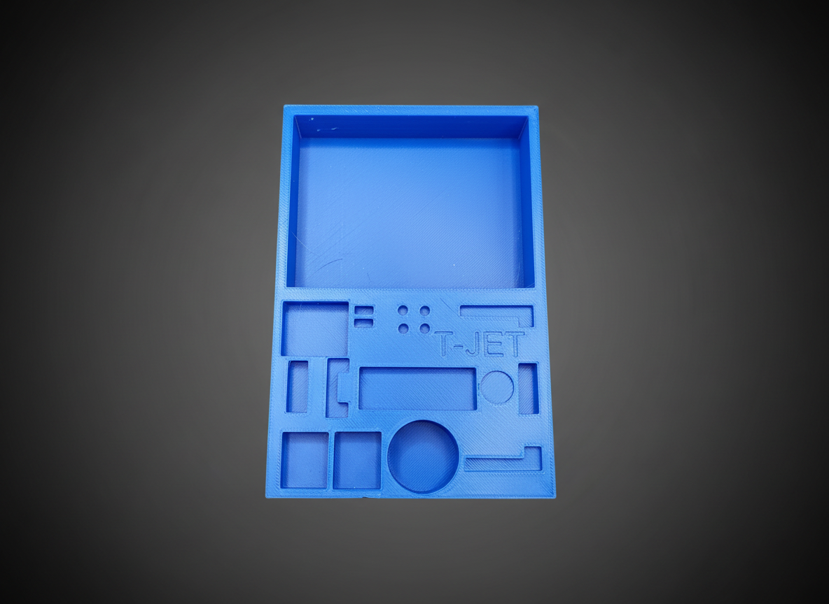Blue Tjet tear down tray