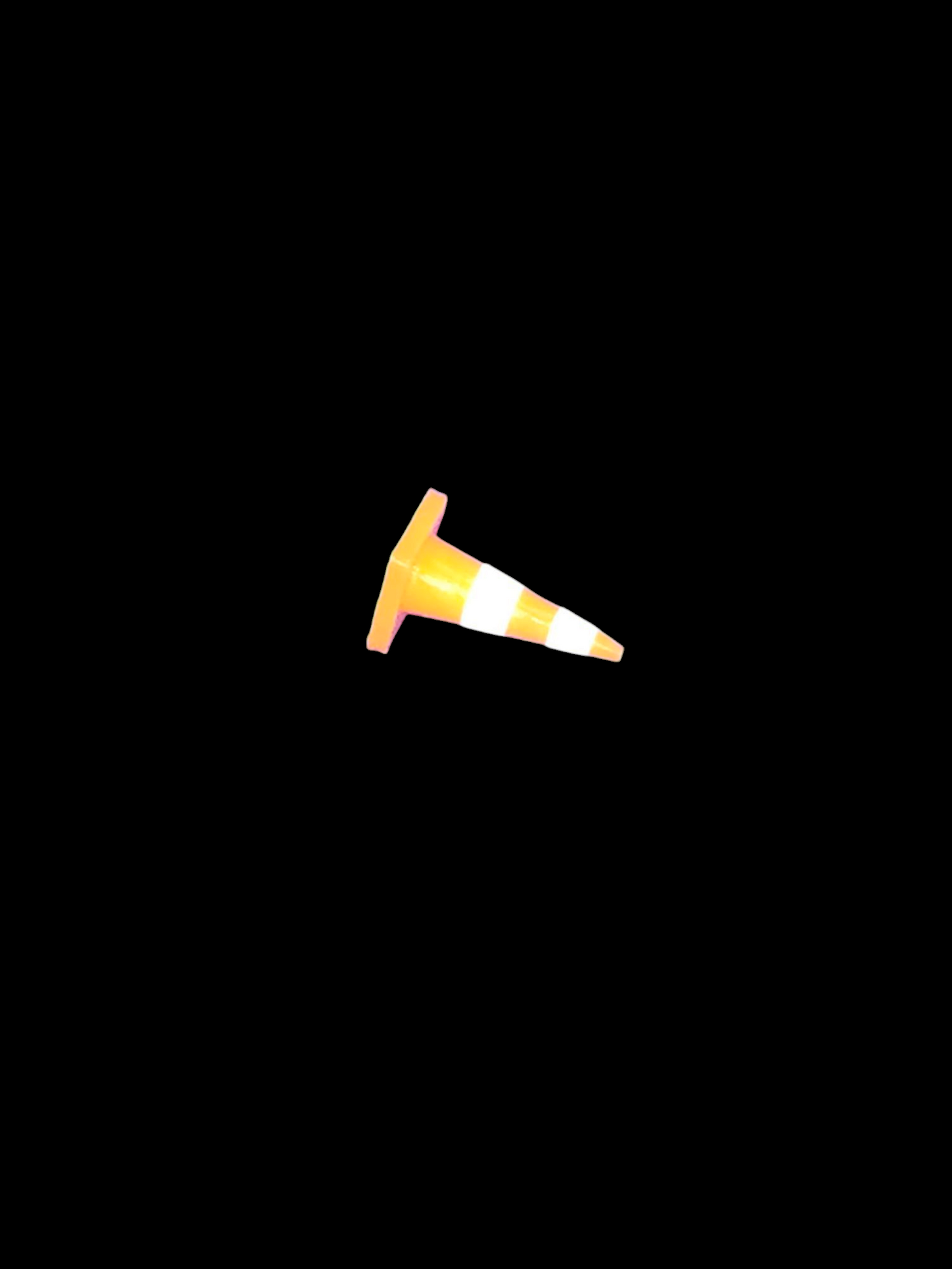 HO Scale Traffic Cone