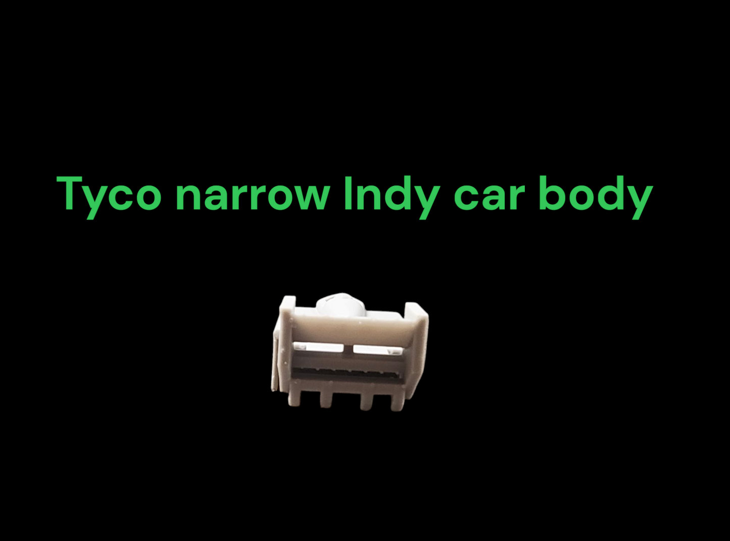 Tyco narrow Indy car body
