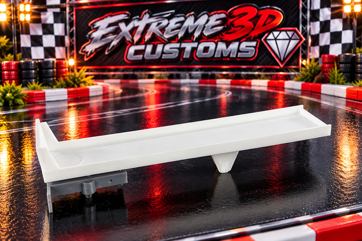 US-1 Trucking 3D Printed Flatbed Trailer with Magnet-Ready Axle Bogie – Magnets Not Included