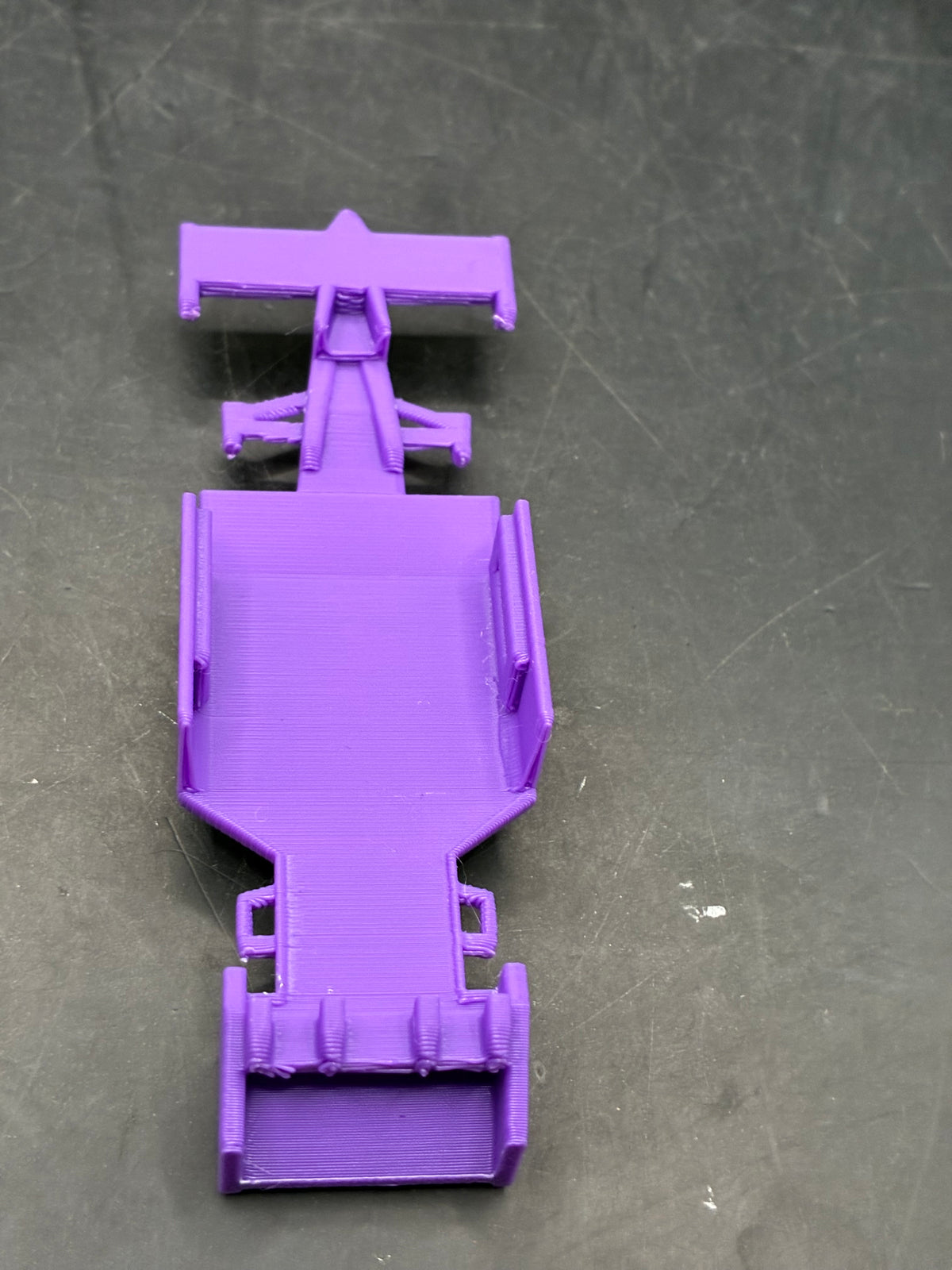 4 gear Indy Car body 3D printed in Filament