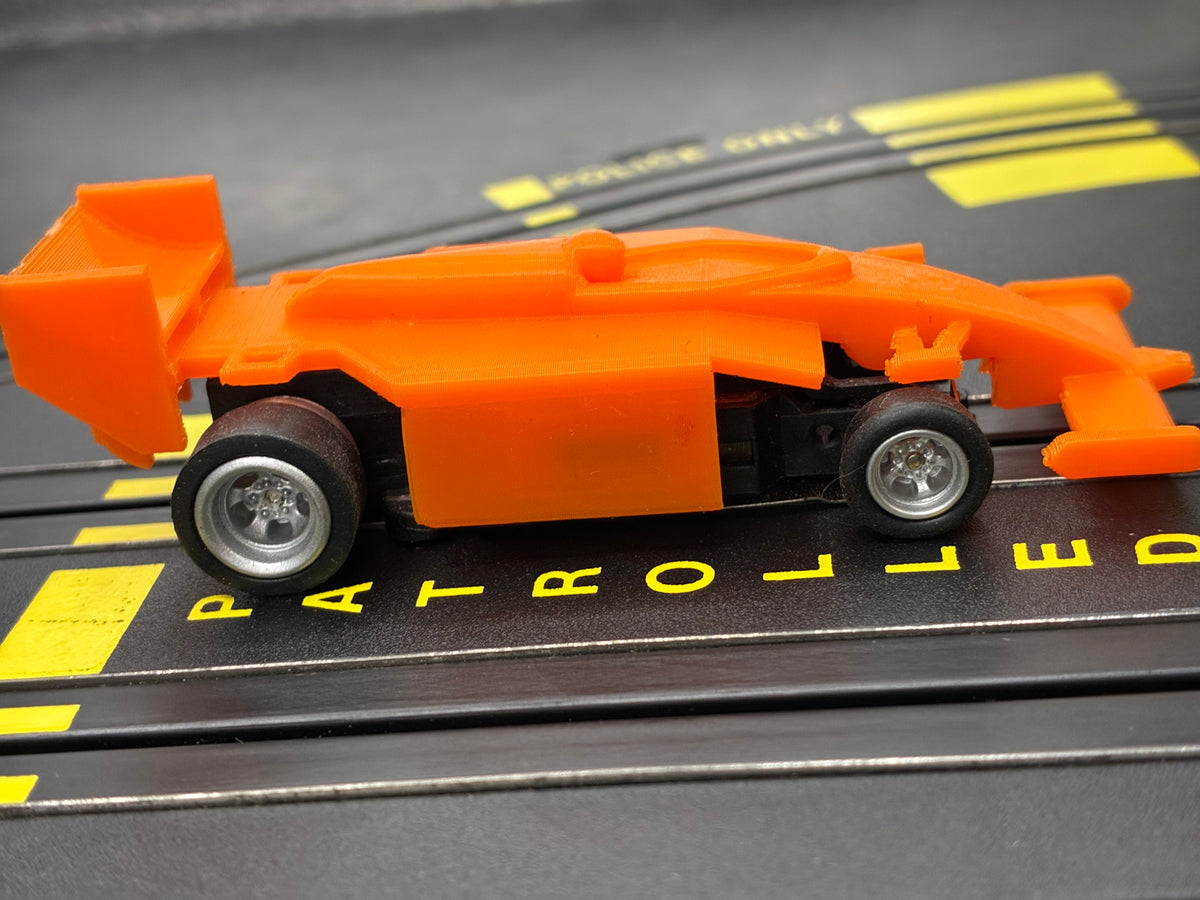 4 gear Indy Car body 3D printed in Filament