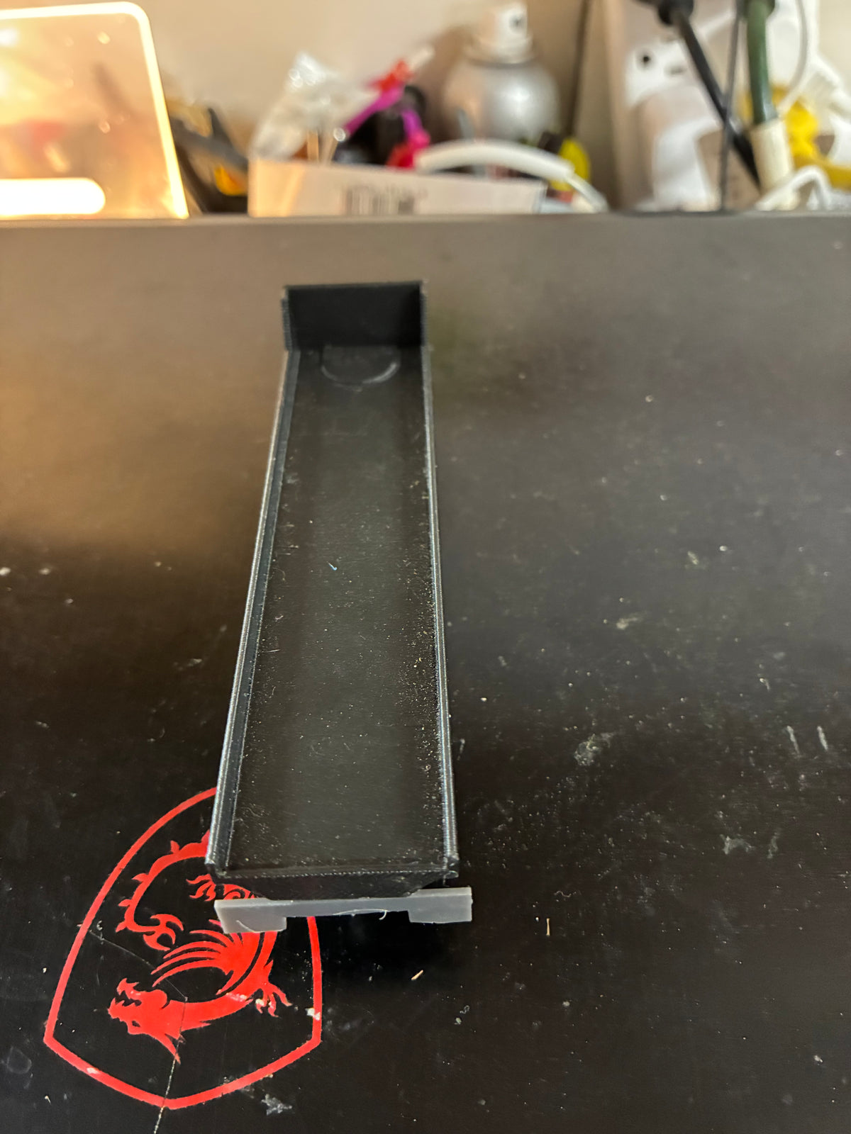 US-1 Trucking 3D Printed Flatbed Trailer with Magnet-Ready Axle Bogie – Magnets Not Included