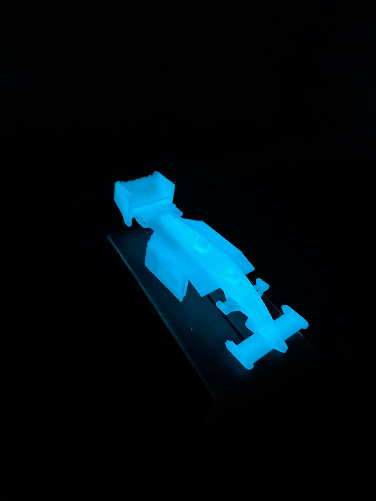 4 gear Indy car filliment printed Glow in the dark bodies