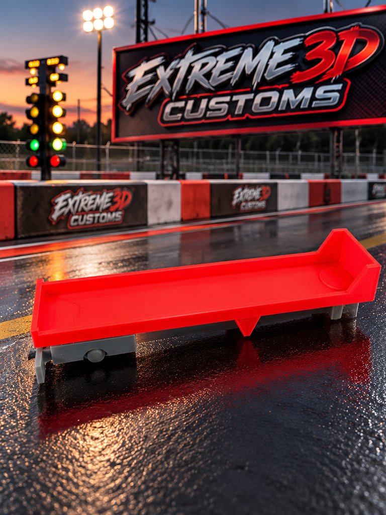 US-1 Trucking 3D Printed Flatbed Trailer with Magnet-Ready Axle Bogie – Magnets Not Included