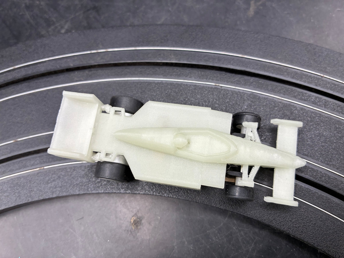 4 gear Indy car filliment printed Glow in the dark bodies