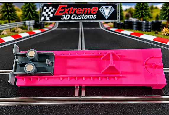 US-1 Trucking 3D Printed Flatbed Trailer with Magnet-Ready Axle Bogie – Magnets Not Included