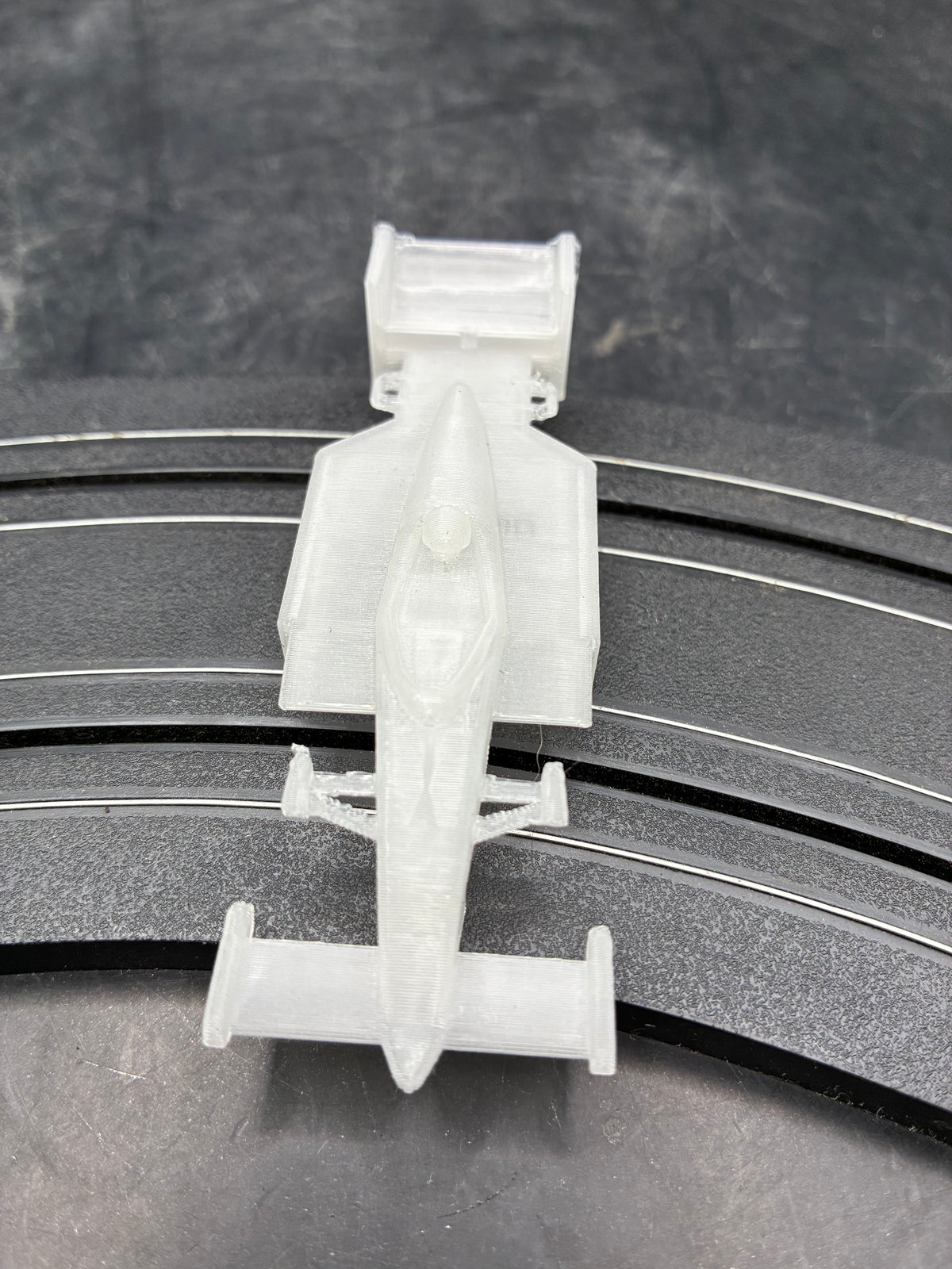 4 gear Indy car filliment printed Glow in the dark bodies