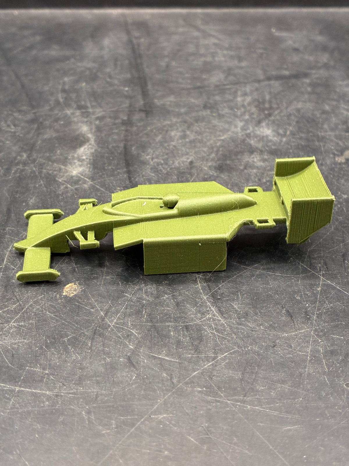 4 gear Indy Car body 3D printed in Filament