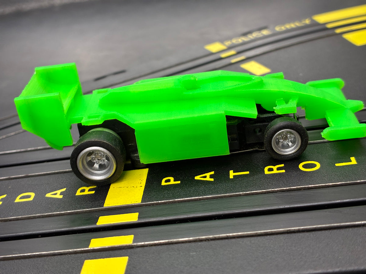 4 gear Indy Car body 3D printed in Filament