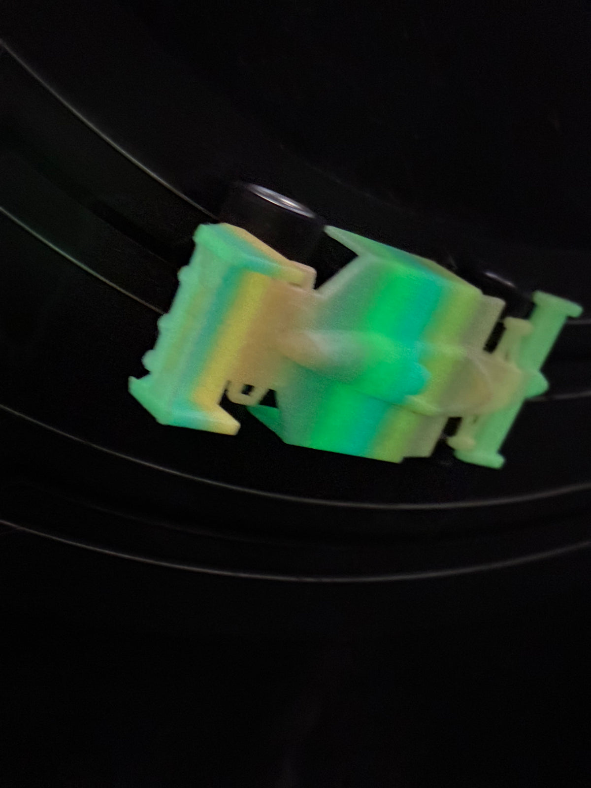 4 gear Indy car filliment printed Glow in the dark bodies
