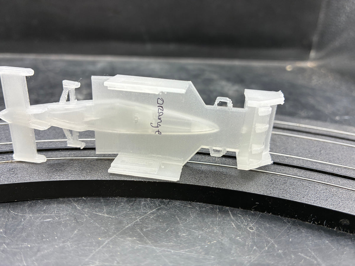 4 gear Indy car filliment printed Glow in the dark bodies