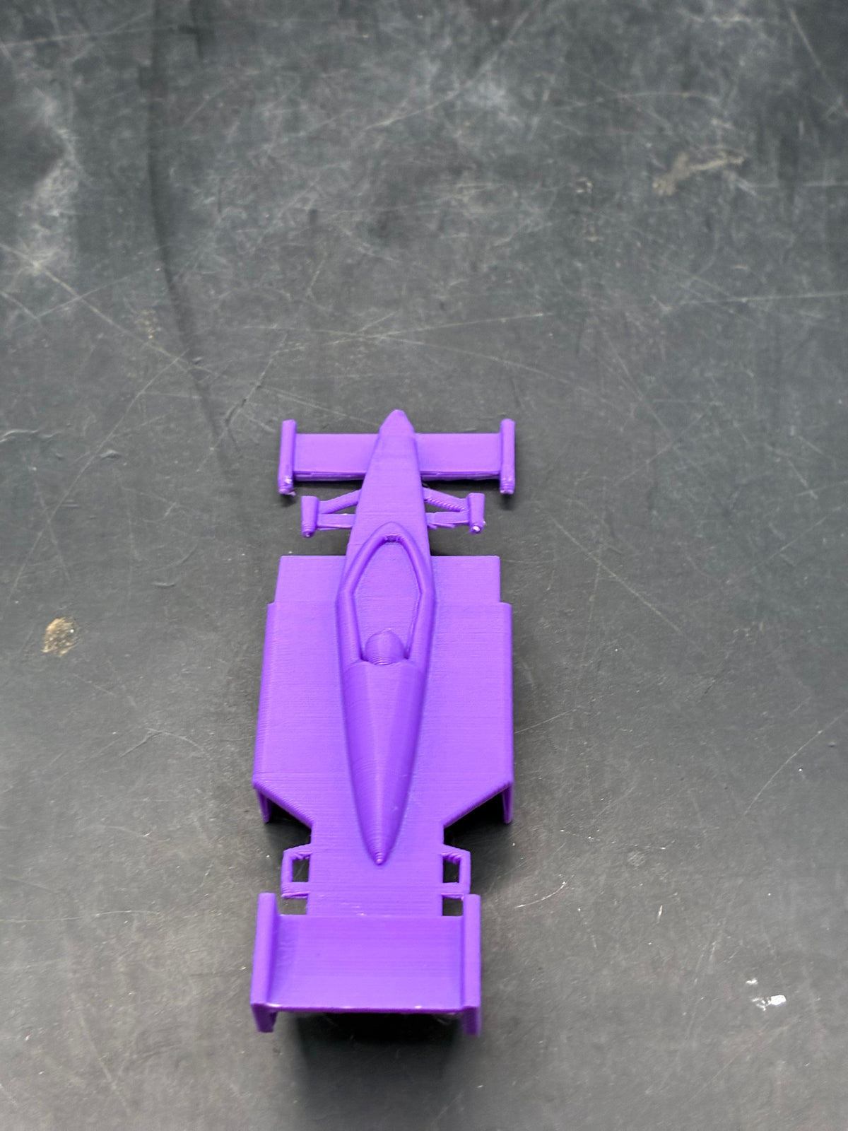 4 gear Indy Car body 3D printed in Filament