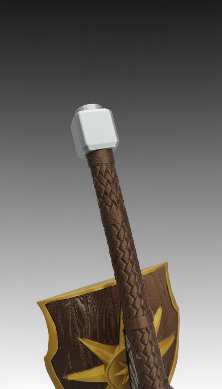 Axe Marks the Spot pen and sticky note holder