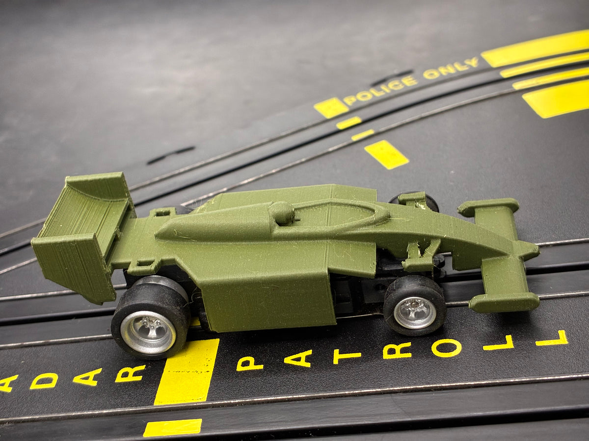 4 gear Indy Car body 3D printed in Filament
