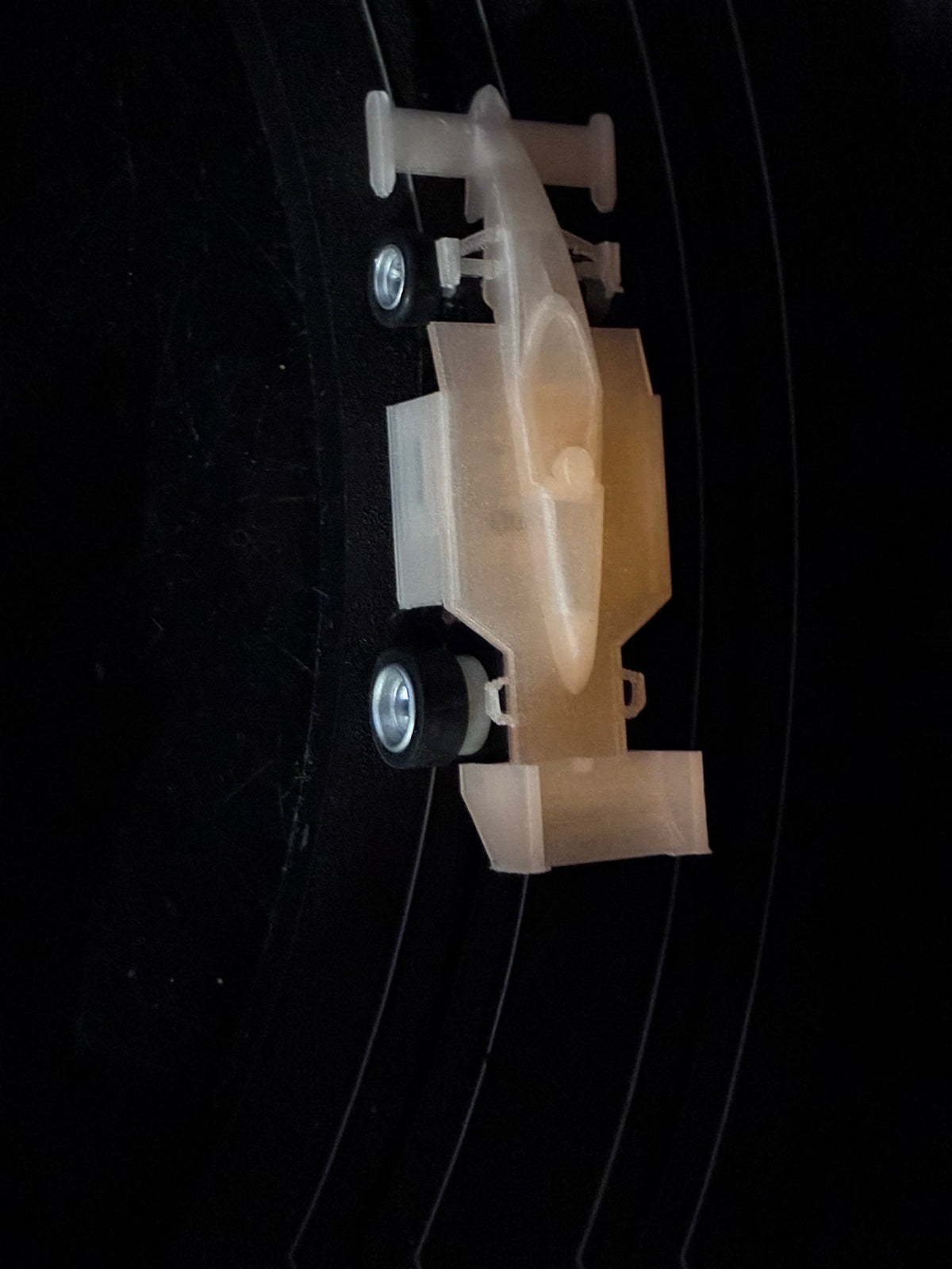 4 gear Indy car filliment printed Glow in the dark bodies