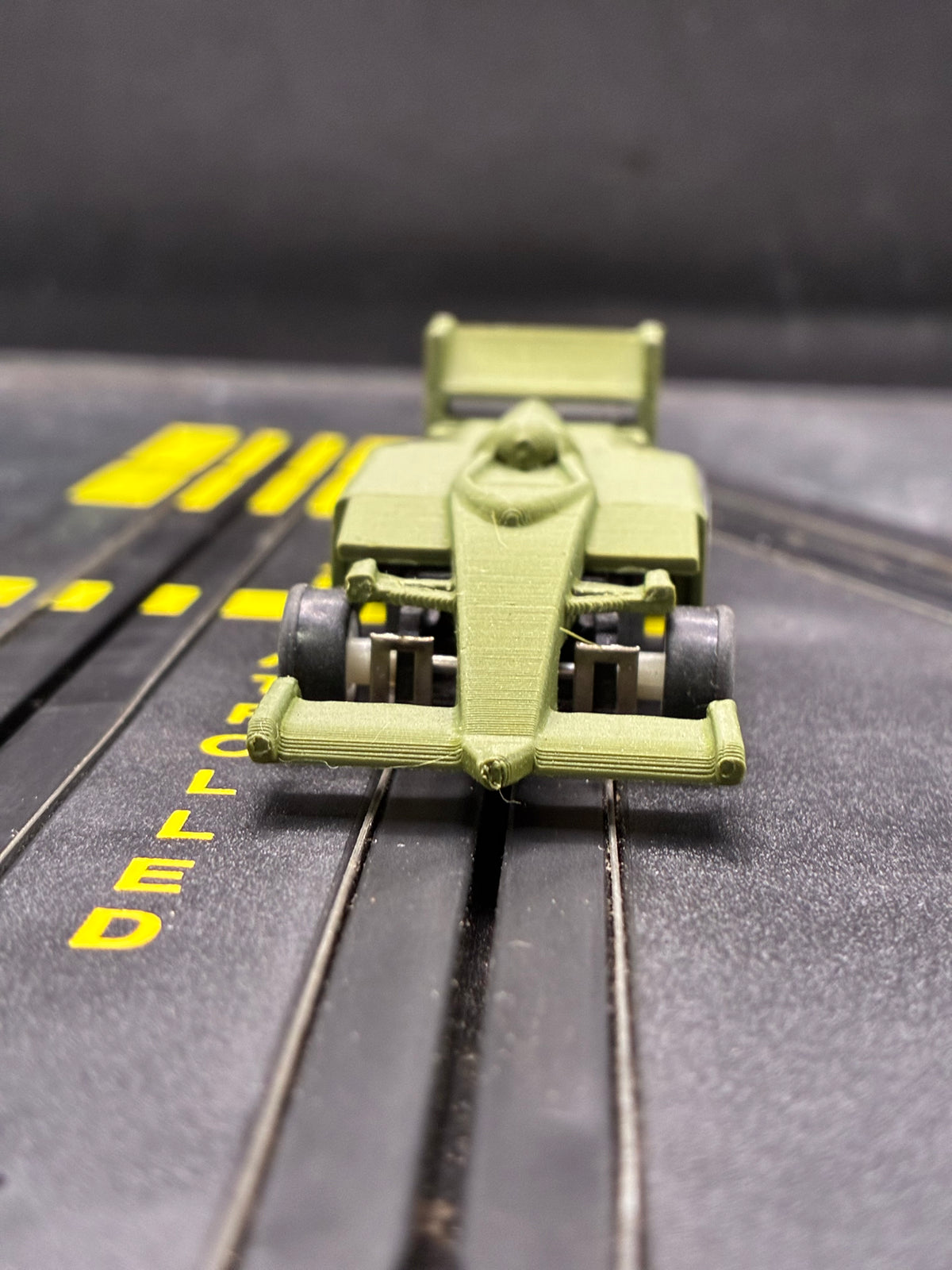 4 gear Indy Car body 3D printed in Filament