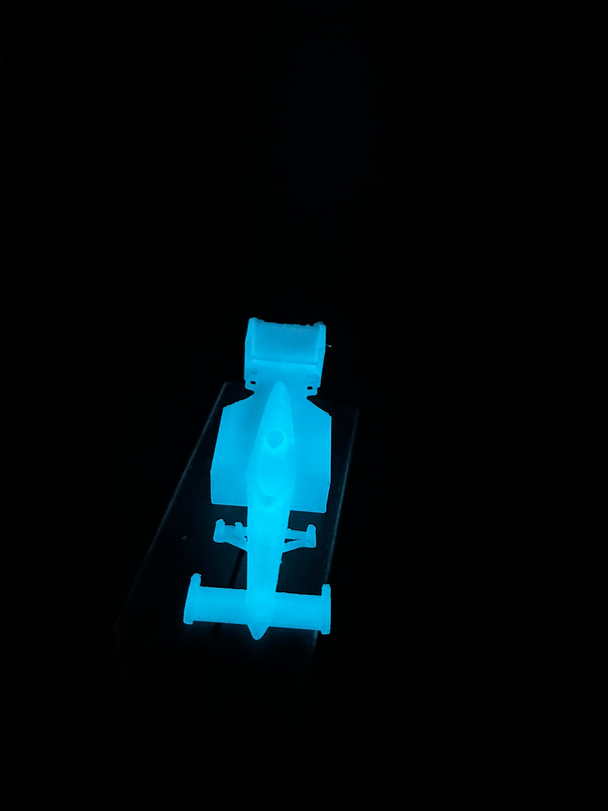 4 gear Indy car filliment printed Glow in the dark bodies