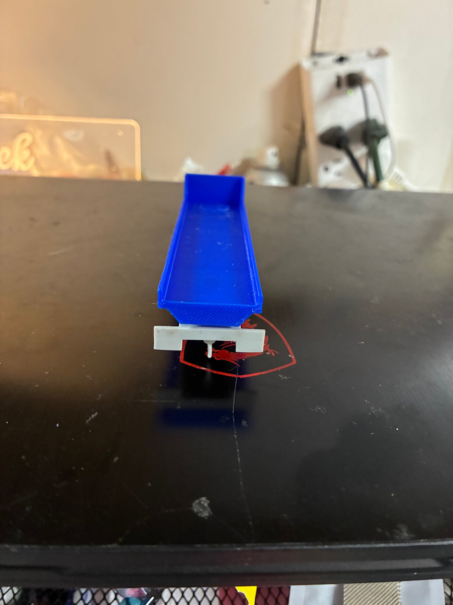 US-1 Trucking Flatbed Trailer with Standard Axle Bogie – No Magnets – 3D Printed
