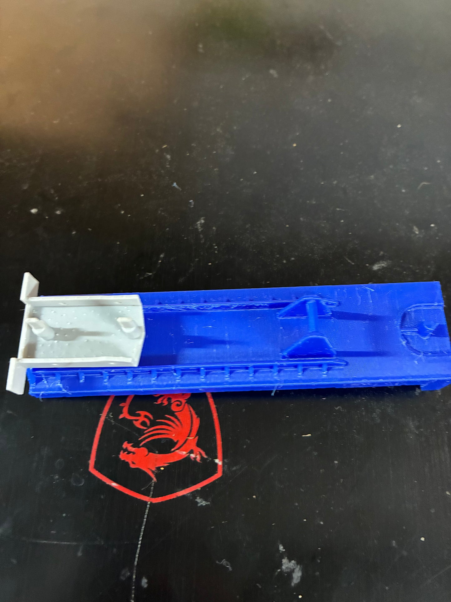 US-1 Trucking Flatbed Trailer with Standard Axle Bogie – No Magnets – 3D Printed
