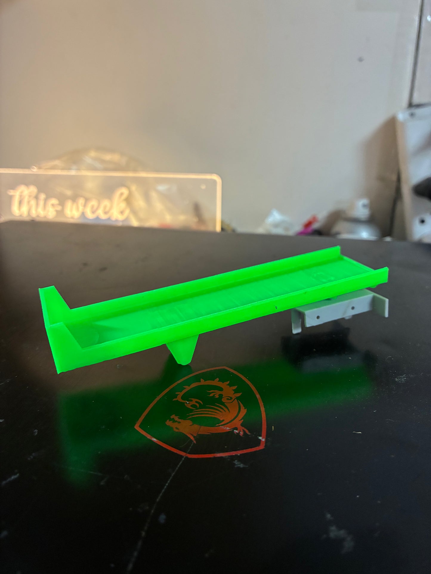 US-1 Trucking Flatbed Trailer with Standard Axle Bogie – No Magnets – 3D Printed