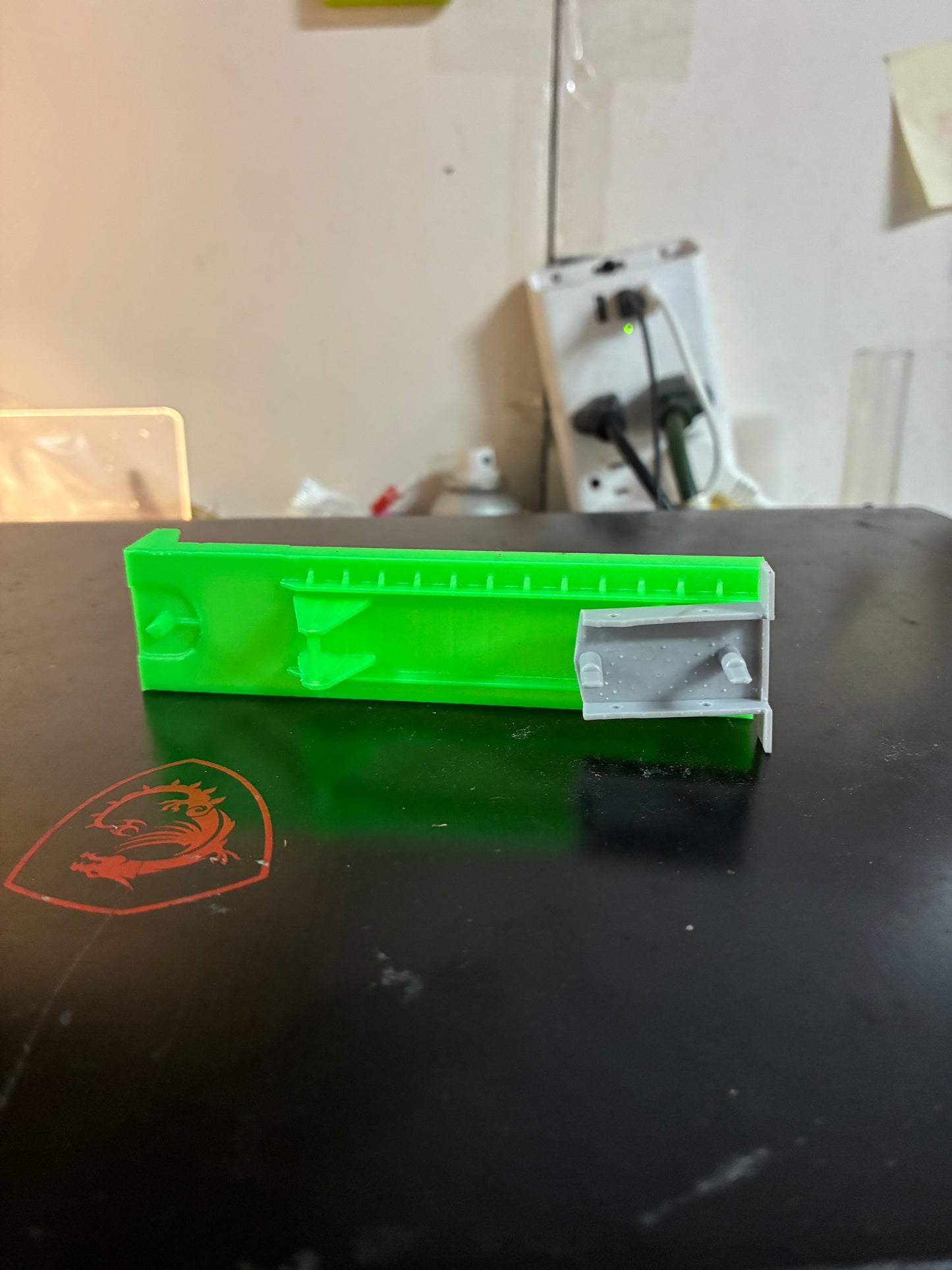 US-1 Trucking Flatbed Trailer with Standard Axle Bogie – No Magnets – 3D Printed