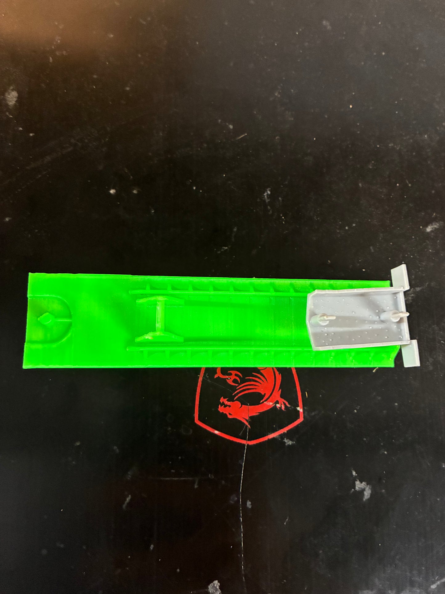 US-1 Trucking Flatbed Trailer with Standard Axle Bogie – No Magnets – 3D Printed