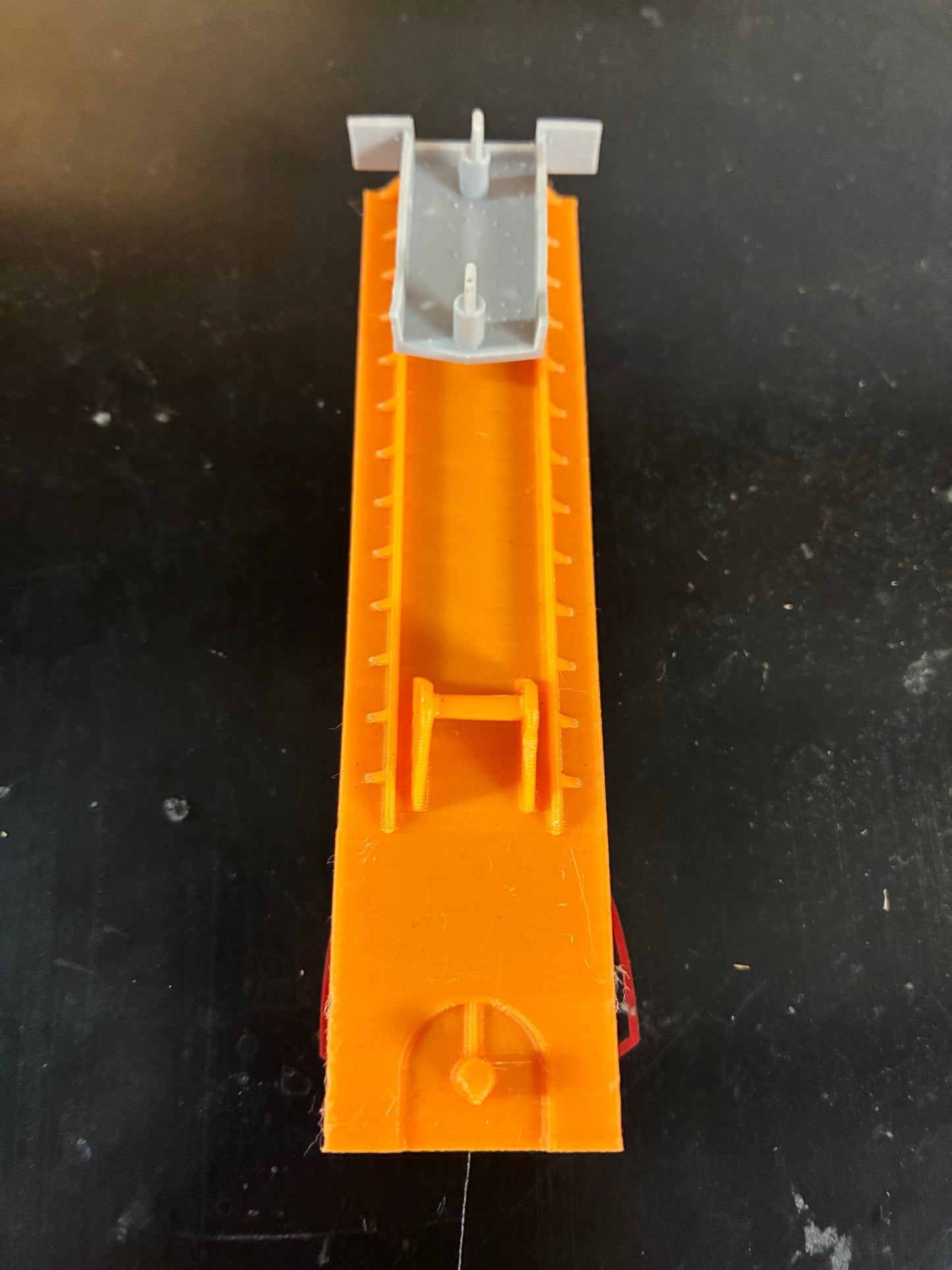 US-1 Trucking Flatbed Trailer with Standard Axle Bogie – No Magnets – 3D Printed