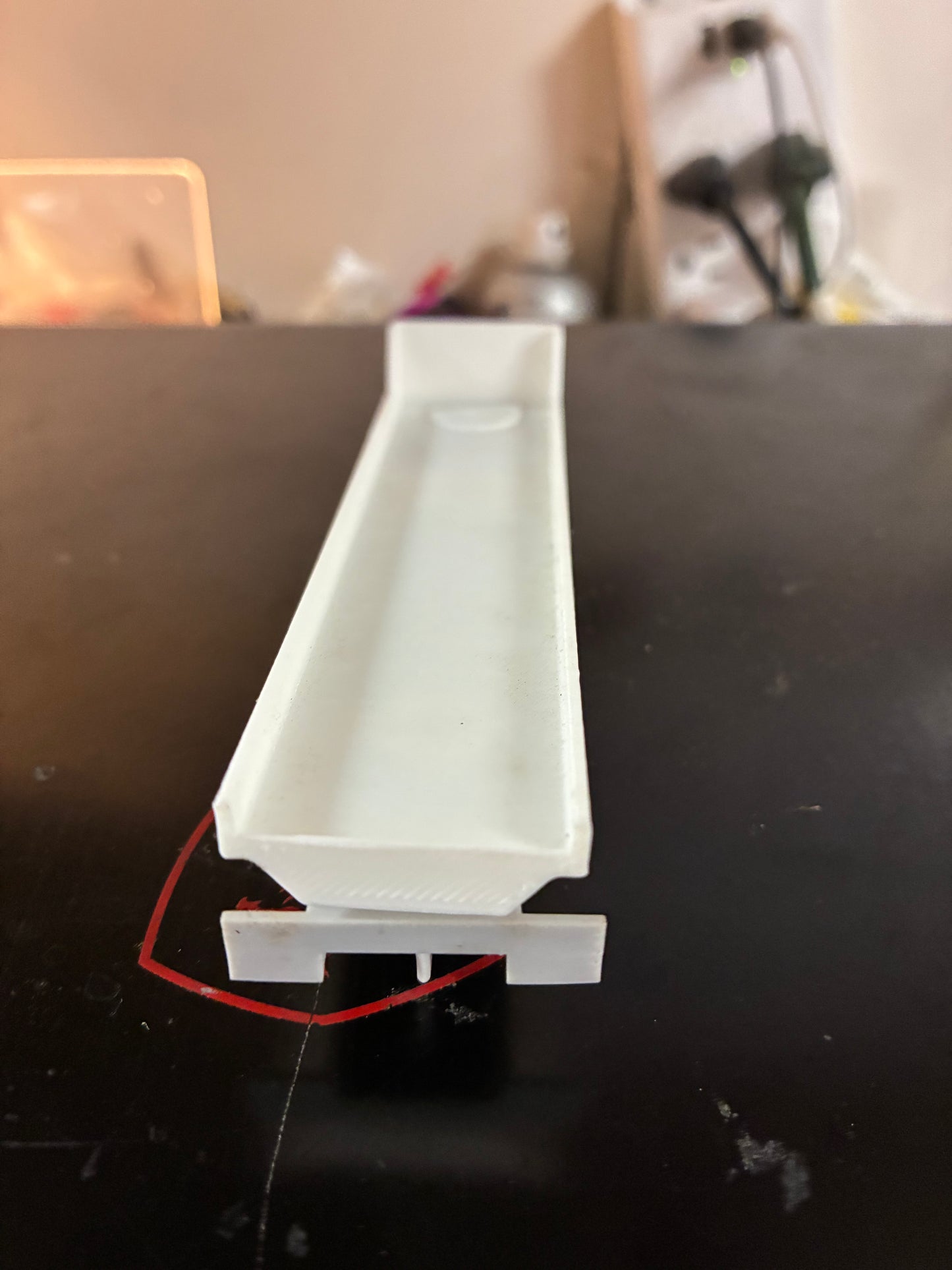 US-1 Trucking Flatbed Trailer with Standard Axle Bogie – No Magnets – 3D Printed