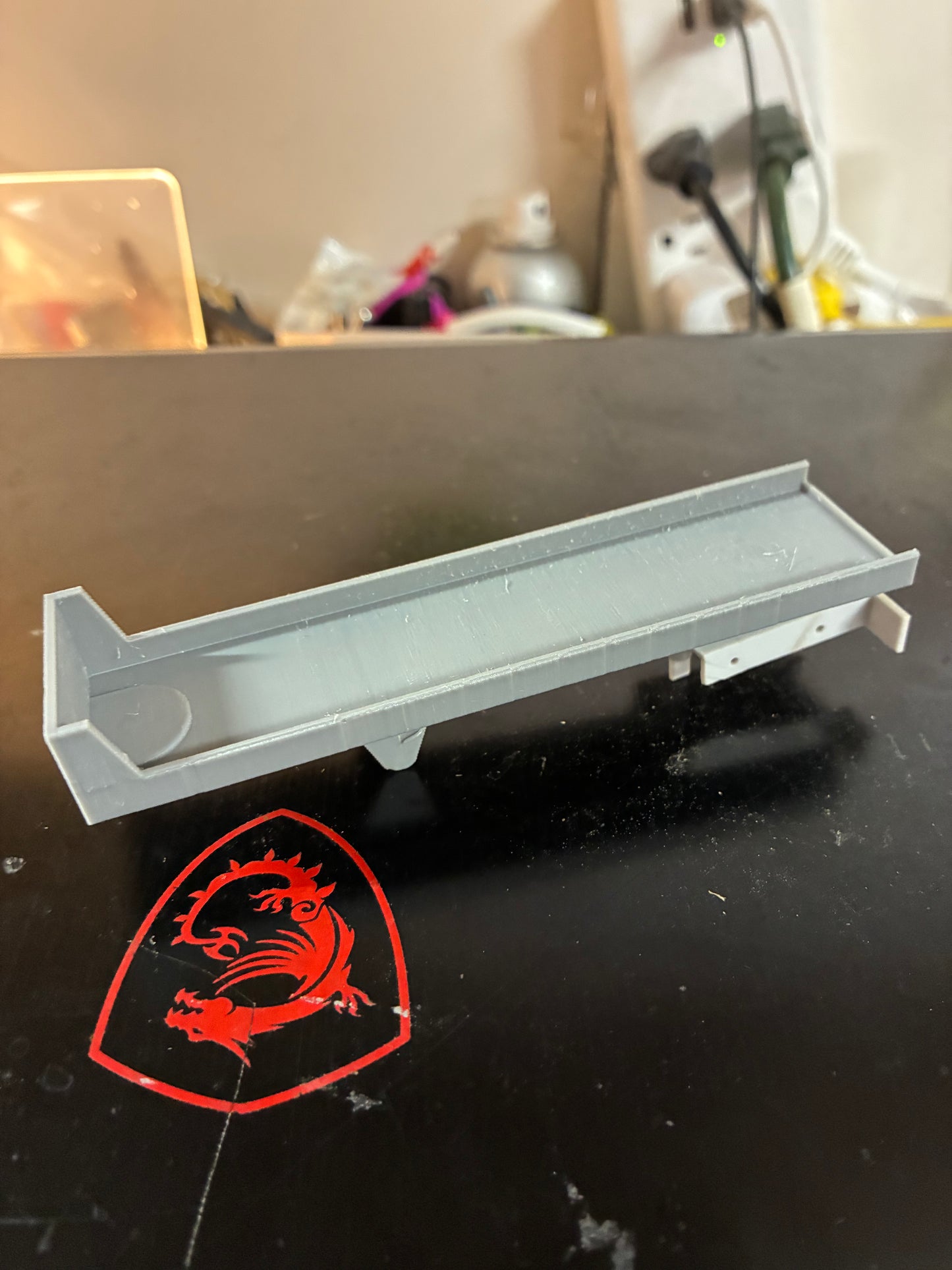 US-1 Trucking Flatbed Trailer with Standard Axle Bogie – No Magnets – 3D Printed
