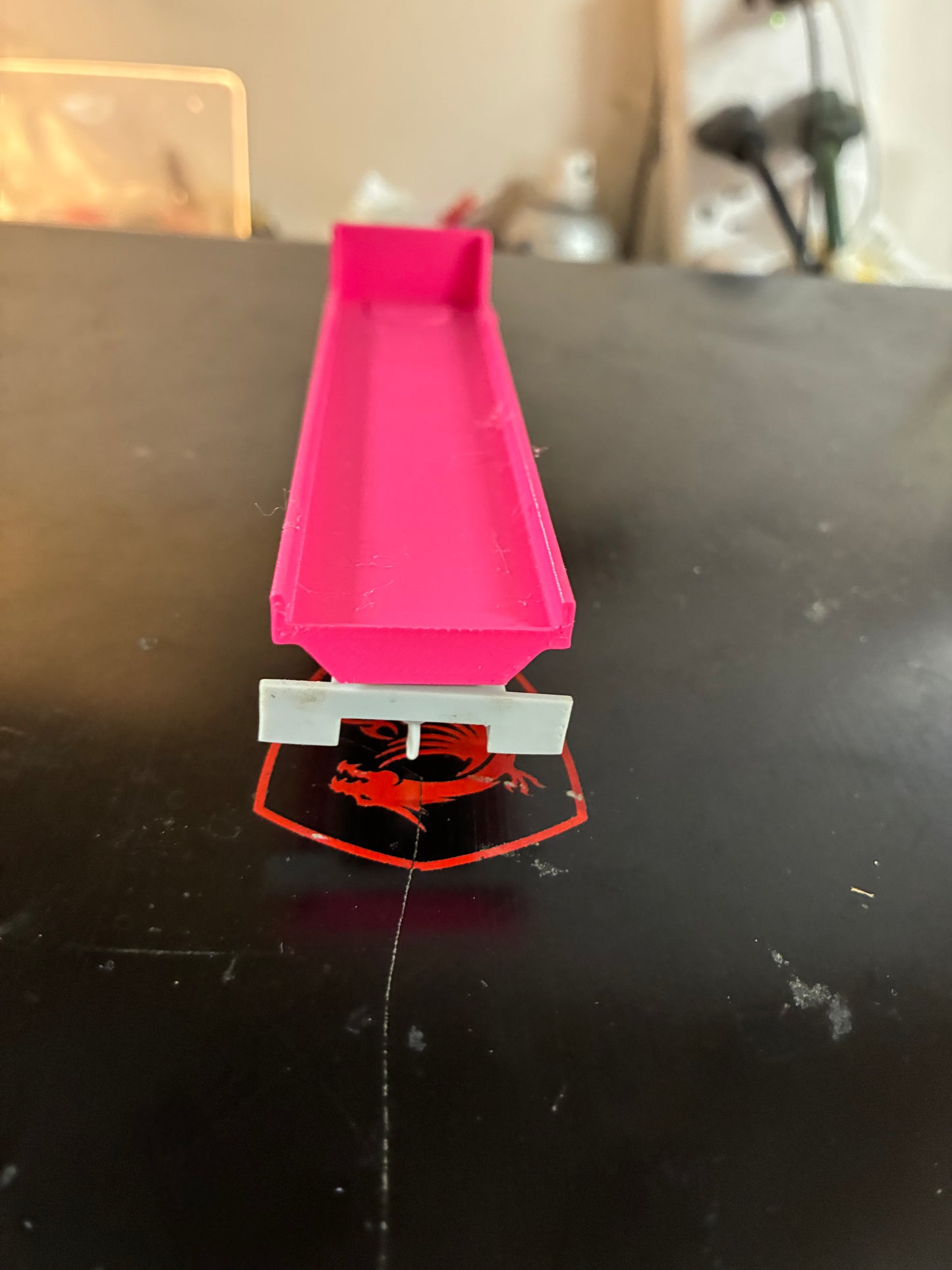 US-1 Trucking Flatbed Trailer with Standard Axle Bogie – No Magnets – 3D Printed