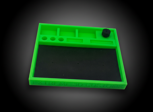 Ho Scale Slot Car Race Tray Green