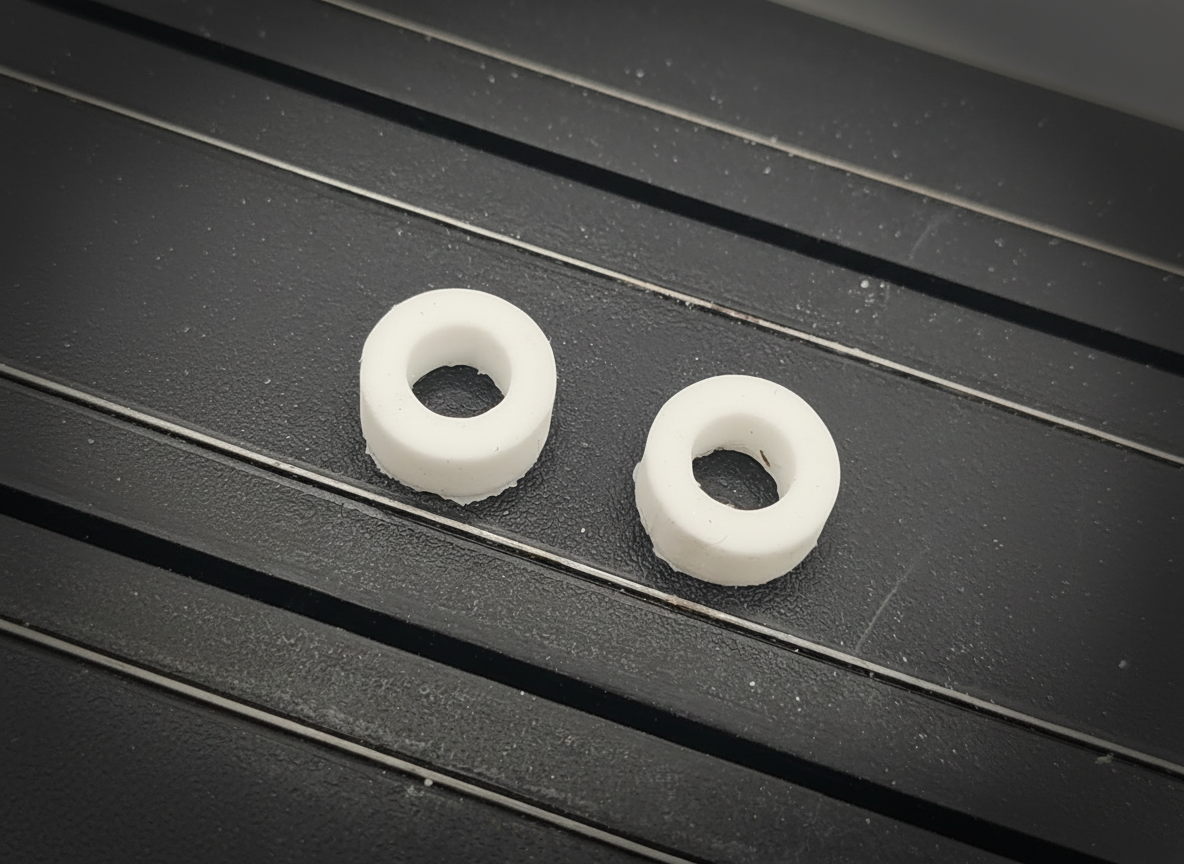 Tyco White Reproduction Tires (pair of 2)