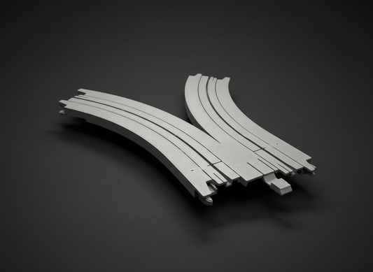 US-1 TRUCKING TYCO TRACK TO DUAL 45° SINGLES REPRODUCTION TRACK (NO RAILS)