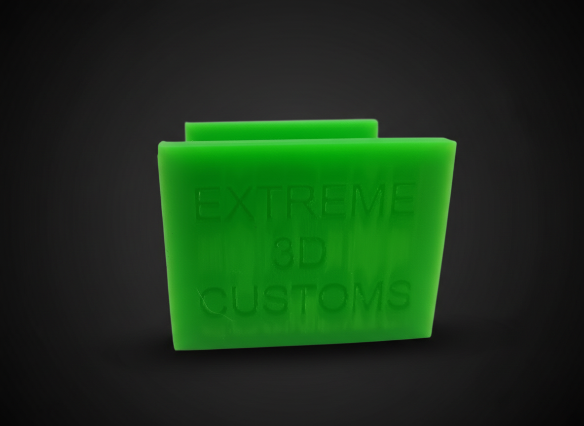 Green T-Jet/Xtraction Tech Block to check width( sizes 1/5/16 and 1/1/8)