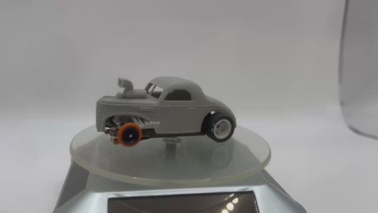 1939 MGP Fenderless Plymouth body with motor (fits a MGP 1.7 and jag chassis) (body only)