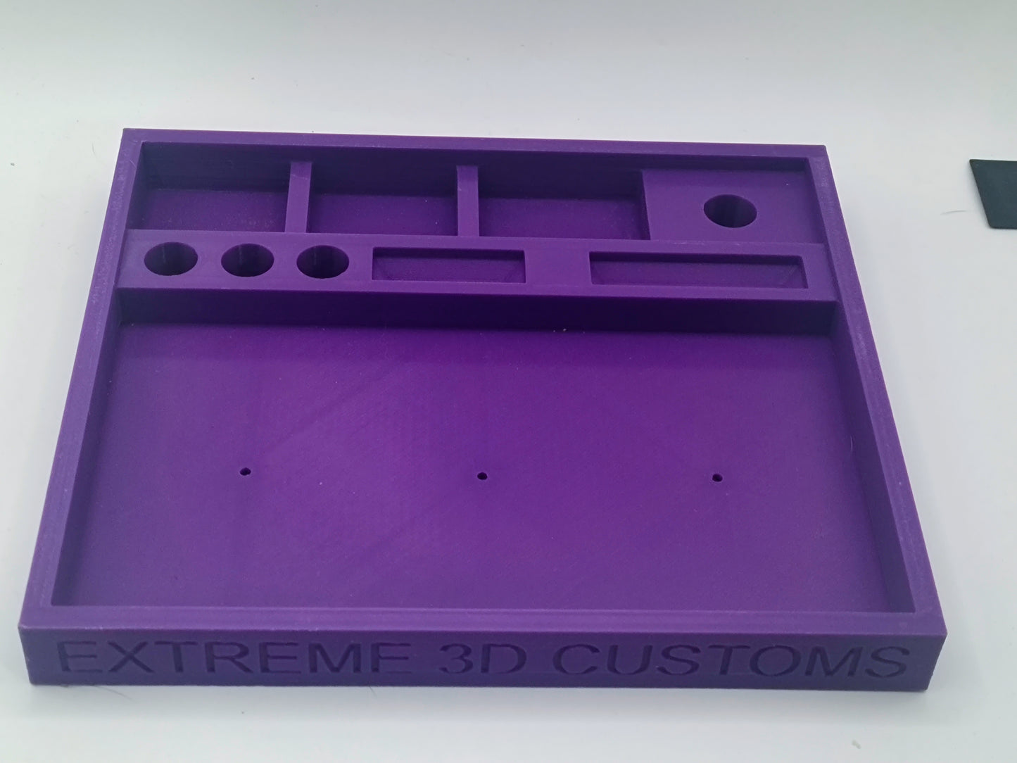 Ho Scale Slot Car Race tray (Purple with mat)