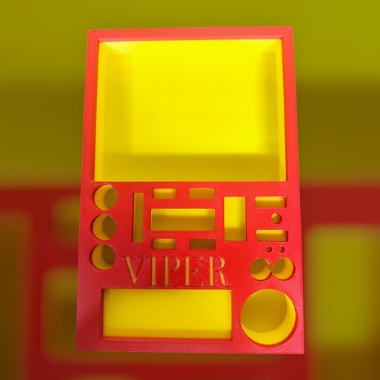 Viper tear down red and yellow tray